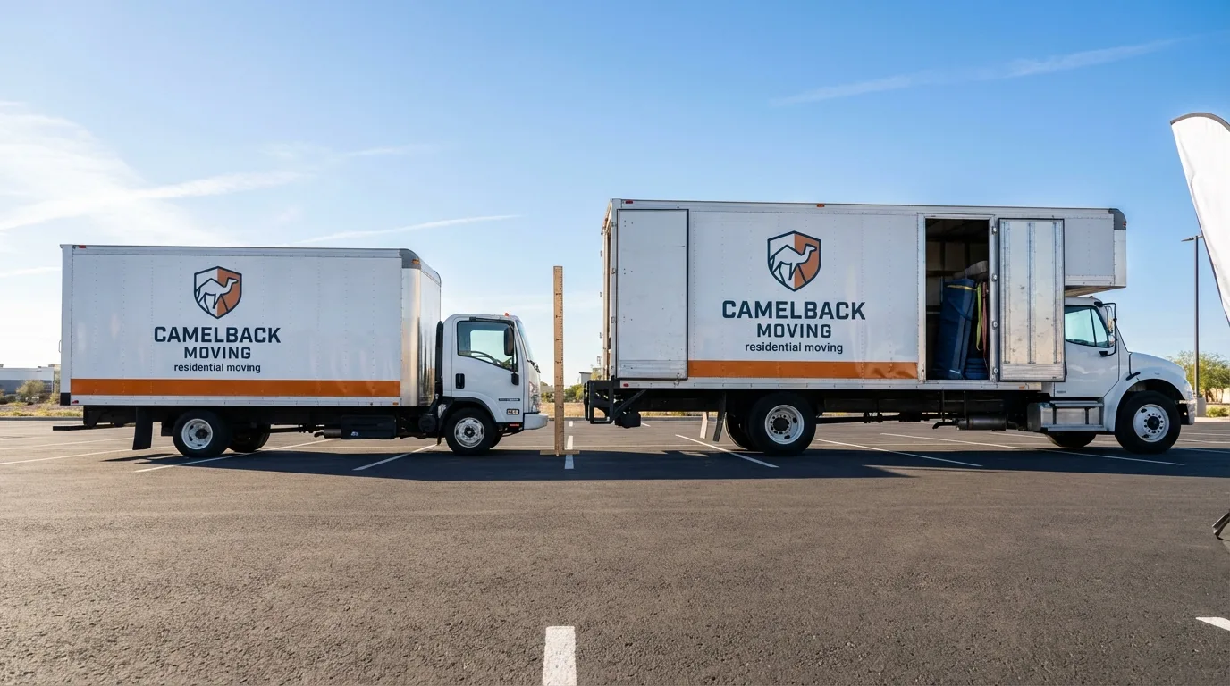 Moving truck size capacity guide in Cressona